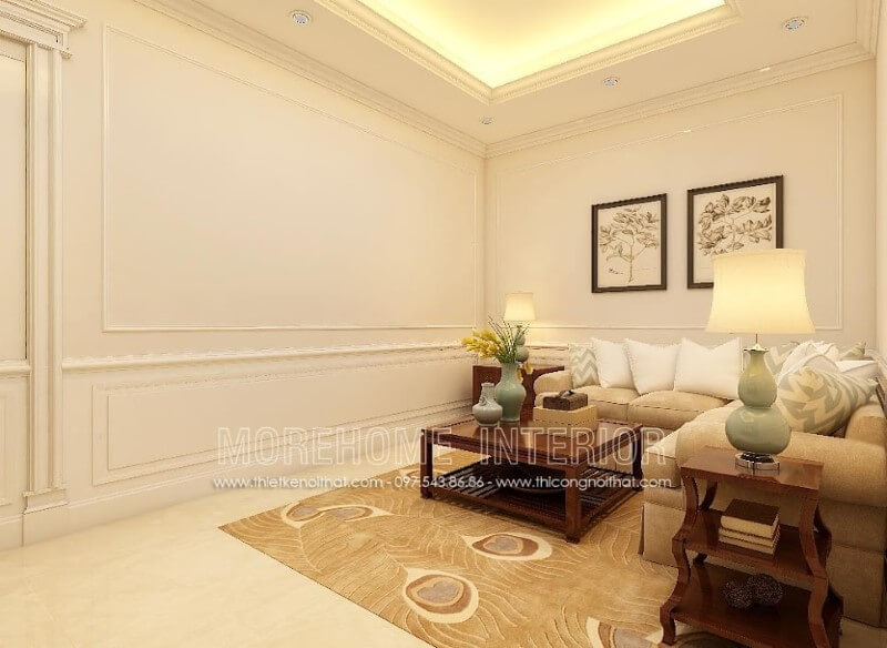 Mẫu bàn trà phòng khách đẹp, sang trọng